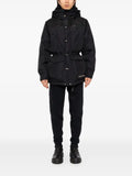 Mastermind World panel embroidered-logo padded jacket