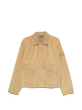 Stone Island 100002 split leather S.I. Ghost jacket
