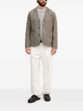Lindbergh notch-lapel patch-pocket blazer