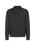 04651 / A TRIP IN A BAG ribbed-knit mock-neck sweater