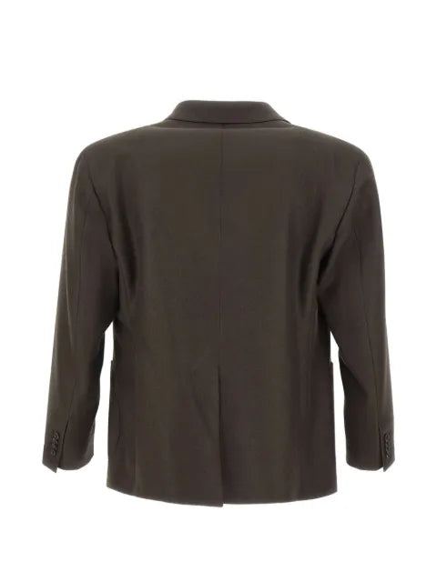 Tagliatore double-breasted virgin wool blazer