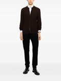 Emporio Armani virgin wool cardigan with a regular fit and stitch