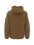 OUTHERE hooded logo-patch jacket