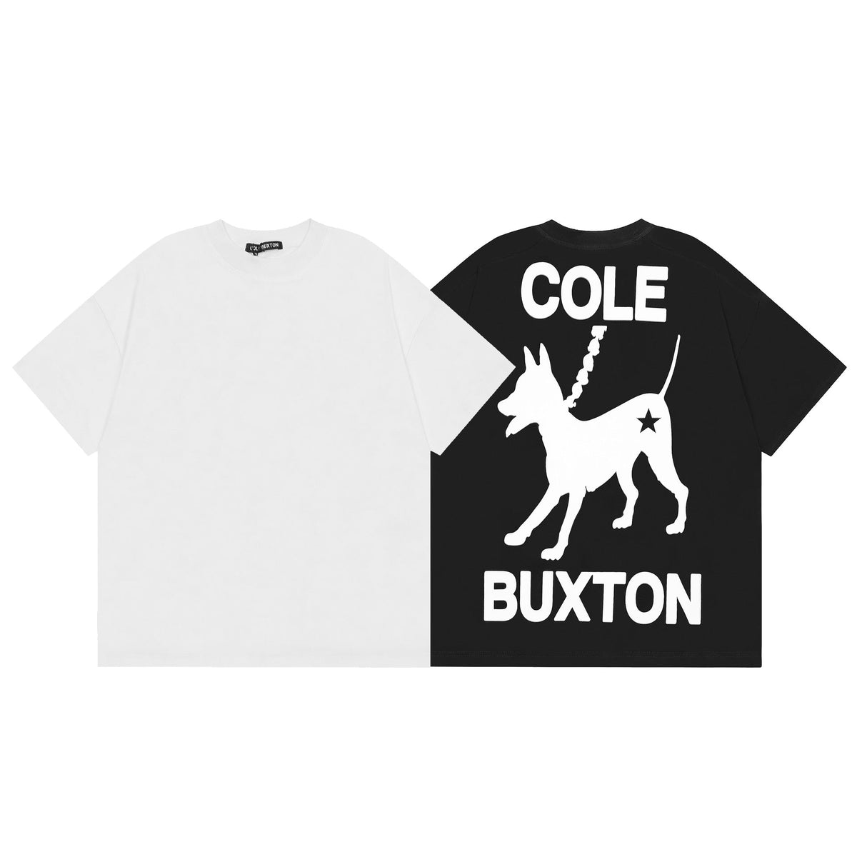 Cole Buxton Multi‑Slogan Graphic Oversized Tee Streetwear Unisex